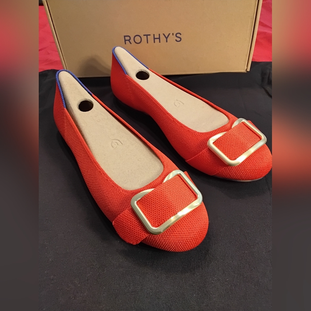 Rothy's The Emblem Flat Cardinal - Picture 3 of 5